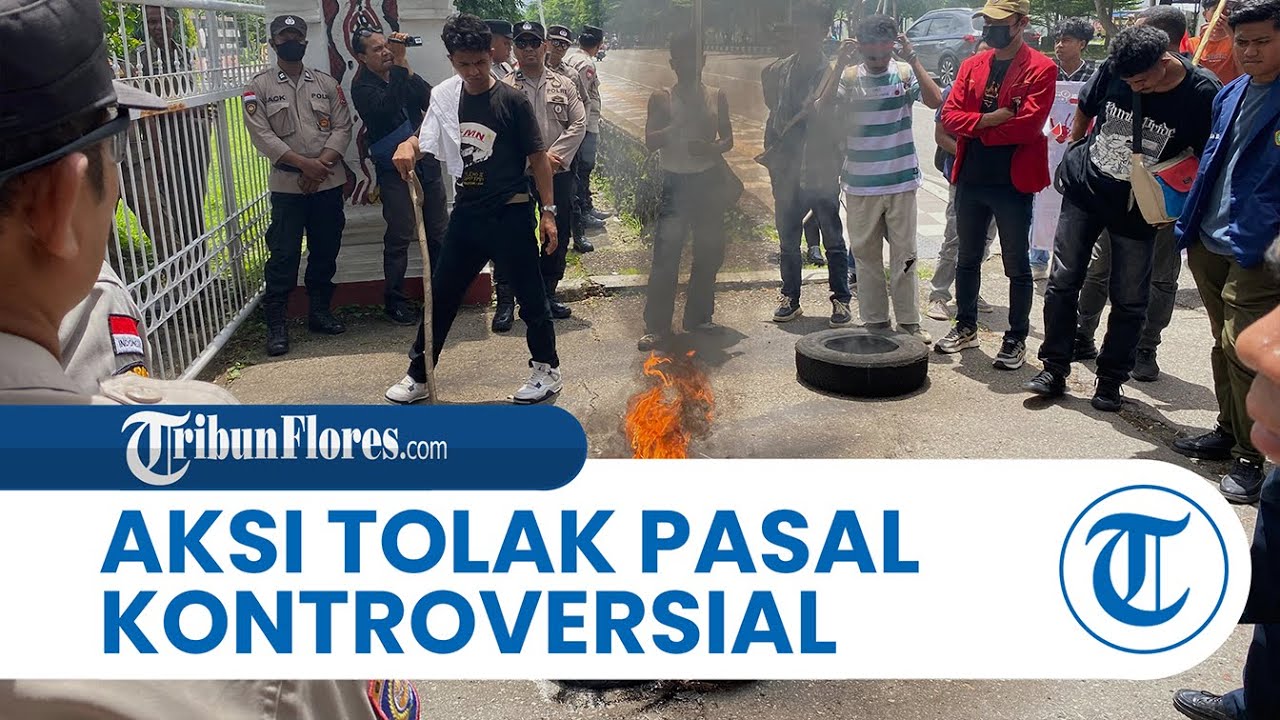Aliansi Pemuda Mahasiswa NTT Gelar Aksi Tolak Pasal Kontroversial KUHP-KUHAP