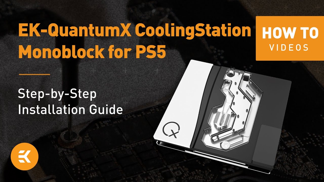 How To Water Cool a PlayStation 5 With EK CoolingStation | Installation & Disassembly Guide