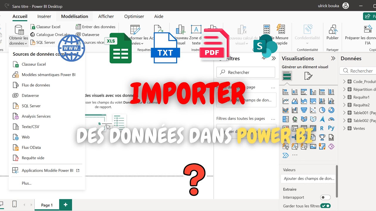 Comment IMPORTER des Données dans Power BI | 5 Sources Essentielles