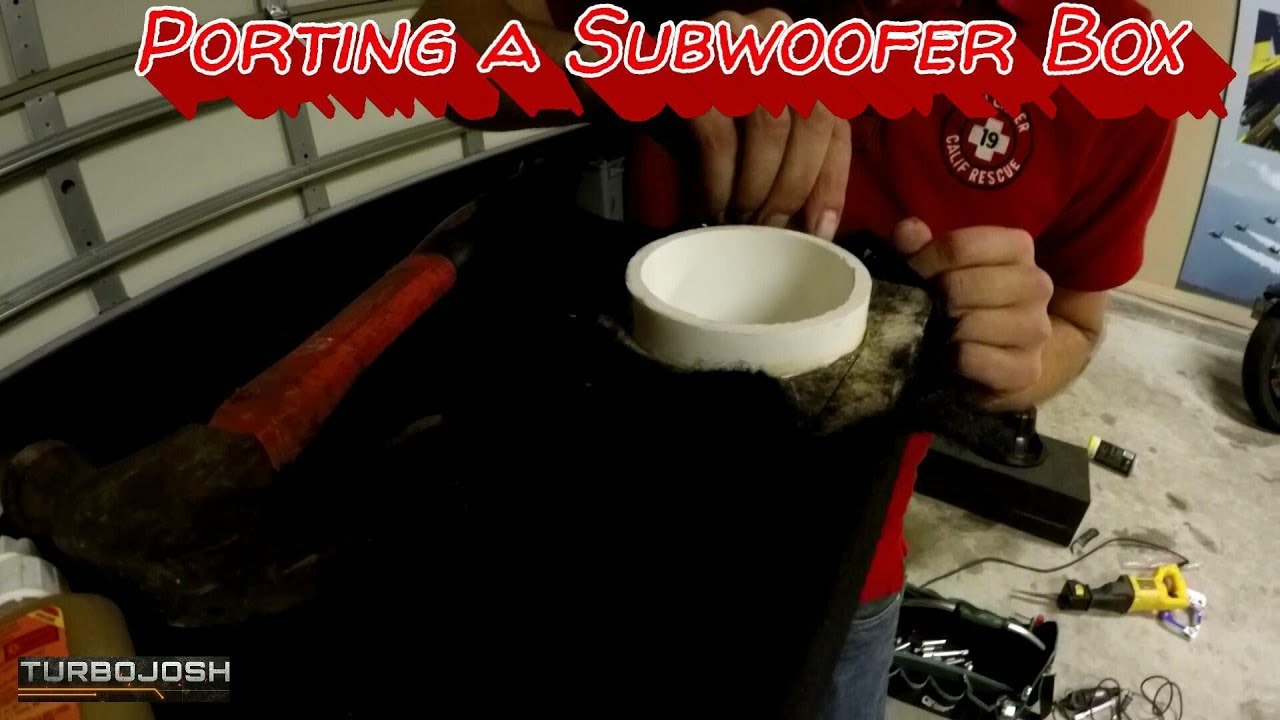 Porting a Subwoofer Box Enclosure