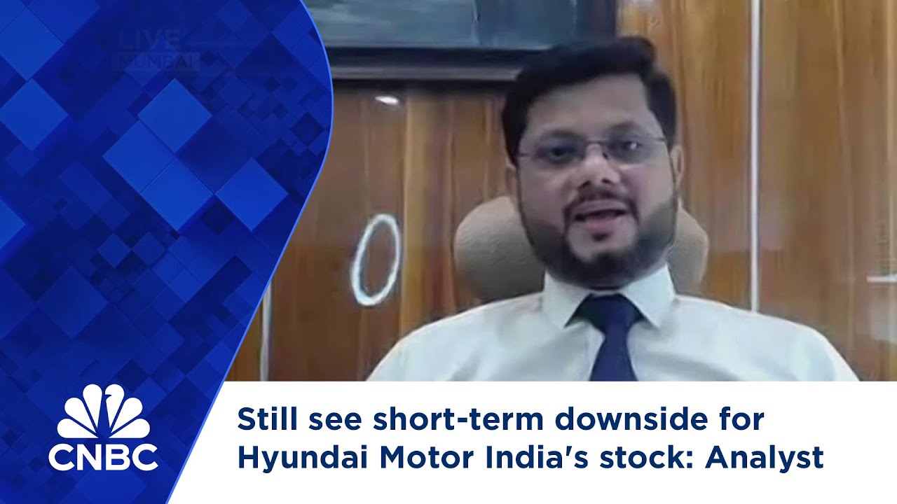 Still see short-term downside for Hyundai Motor India's stock: Analyst