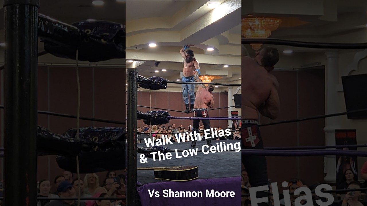 Walk With Elias and a Low Ceiling vs Shannon Moore at ALW in Florida #wrestling #alw #atomic #LIKE
