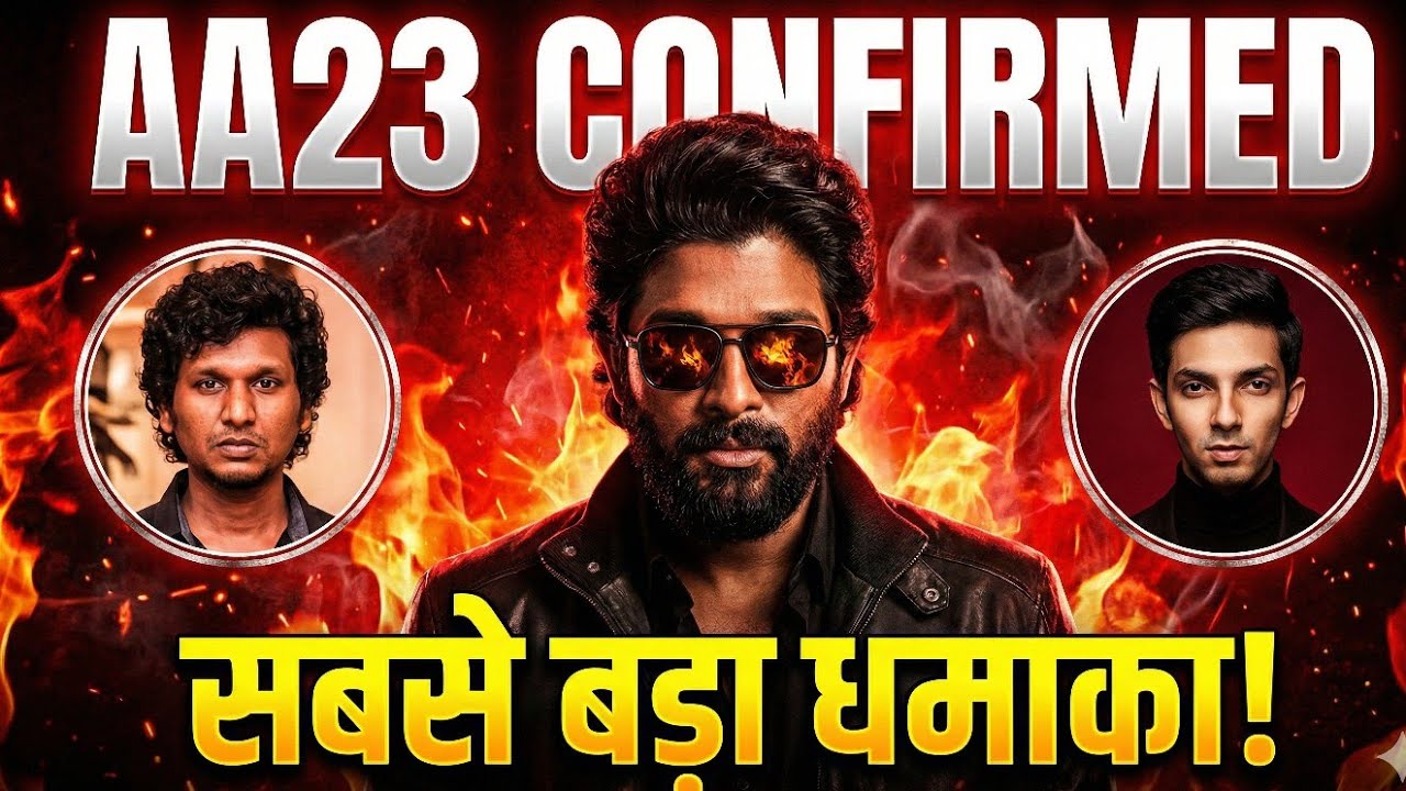 🔥 AA23 CONFIRMED! Allu Arjun & Lokesh Kanagaraj का सबसे बड़ा धमाका! 😱 | LCU Update?