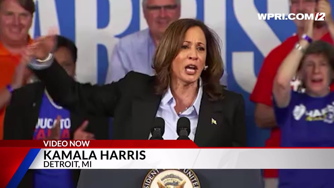 Video Now: VP Harris campaigns in Detroit, 'When we fight, we win'