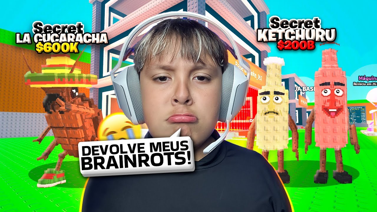 UMA CRIANÇA R0UBOU OS BRAINROT DO MEU IRMÃO E DEU TRETA! 😡🔥