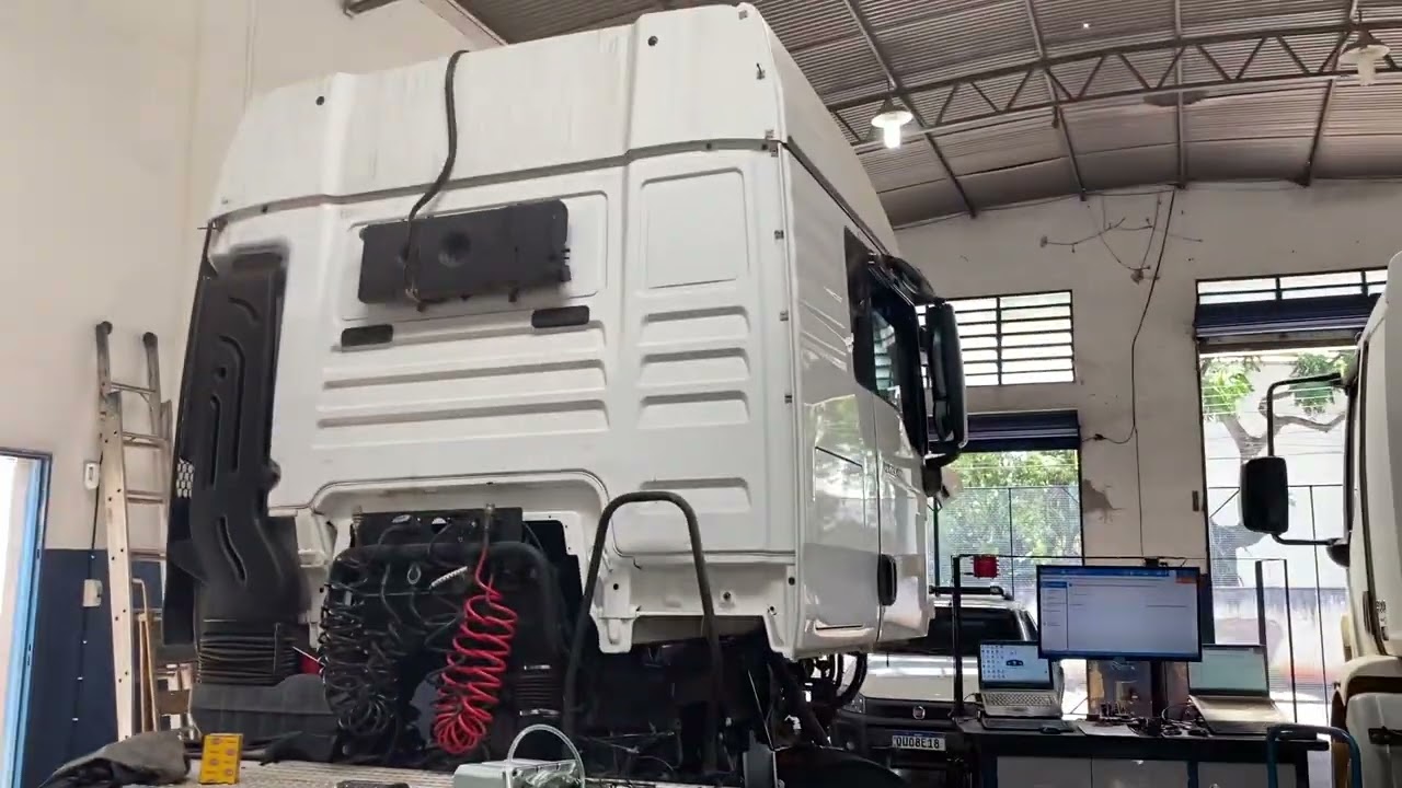 Teste de dosagem do arla man tgx
