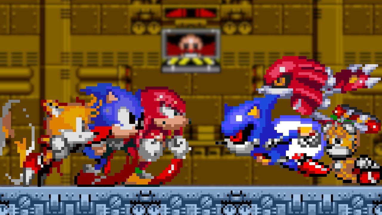Sonic 2 Team VS Metal Sonic Team