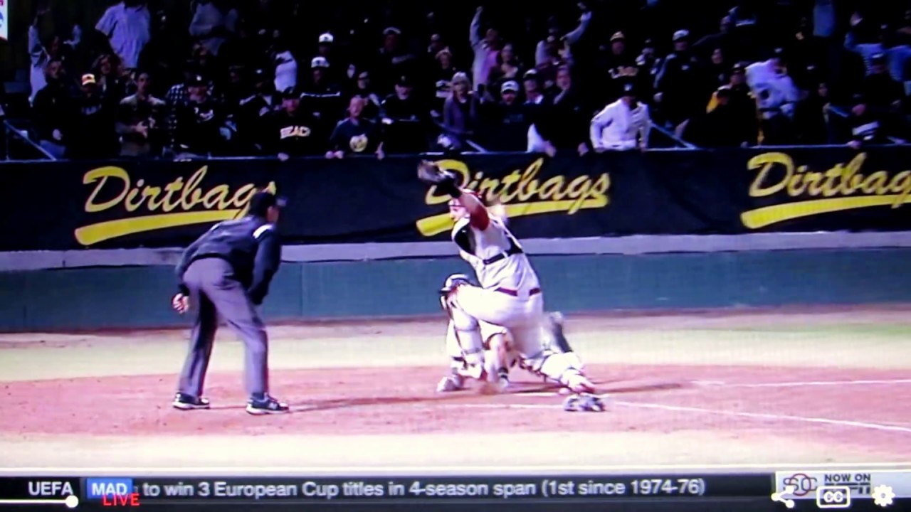 Long Beach State baserunning vs. Texas (6/3/17)