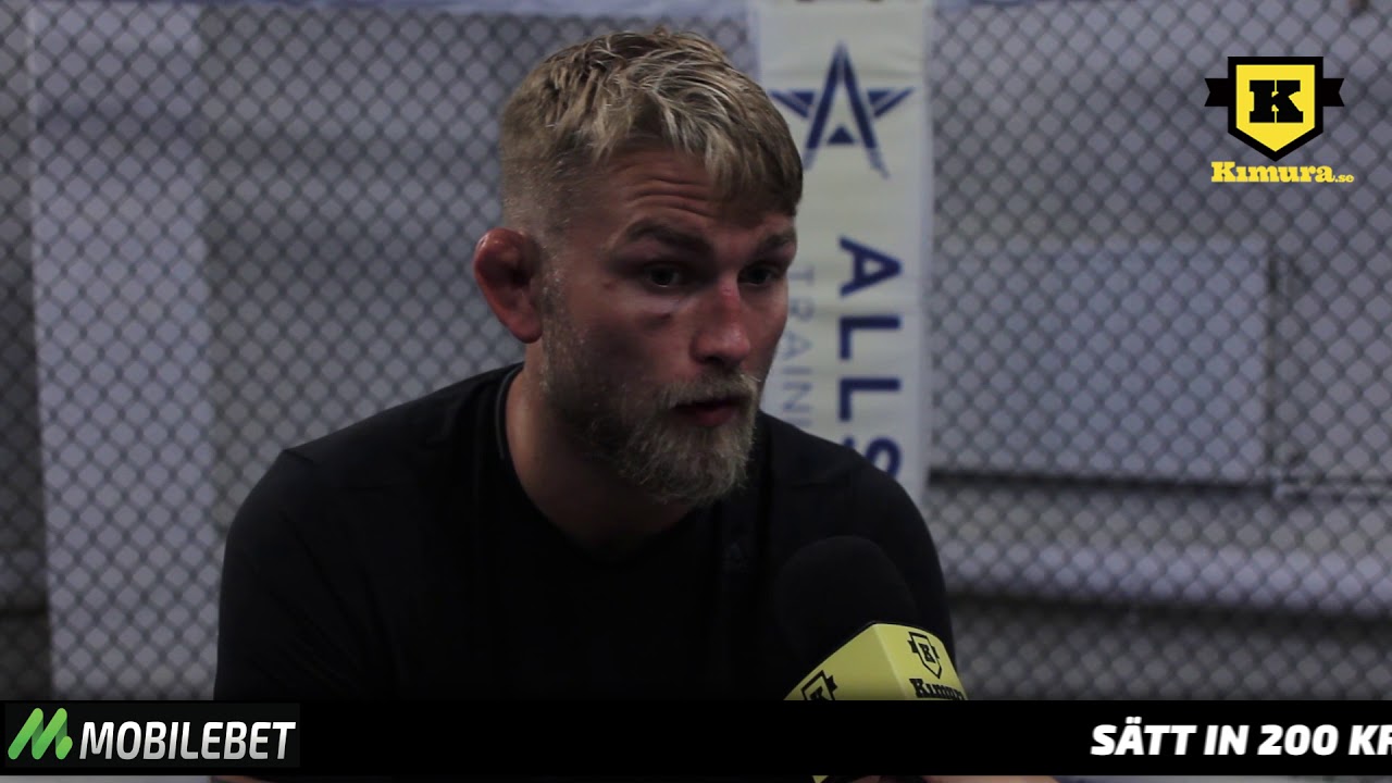 Alexander The Mauler Gustafsson lovar att vinna över Oezdemir på ett spektakulärt sätt