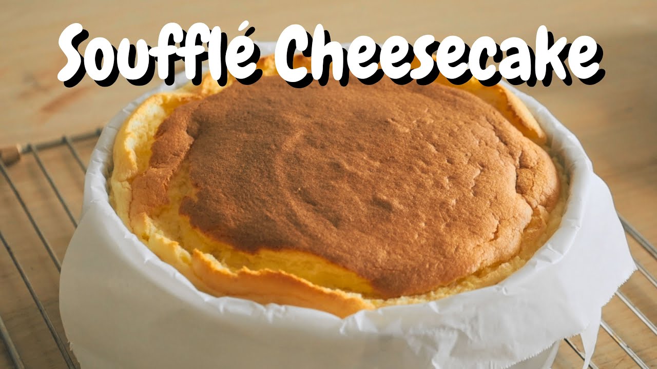 Creamy Durian Soufflé Cheesecake Recipe (榴莲舒芙蕾芝士蛋糕)