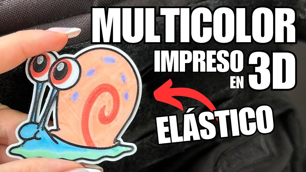 IMPRIME MULTICOLOR en CUALQUIER IMPRESORA 3D (¡Incluso materiales elásticos!)