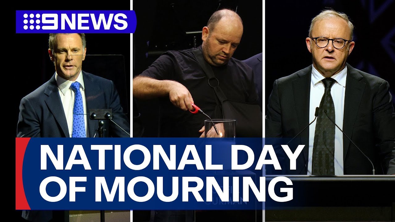Moving tributes heard during National Memorial service | 9 News Australia