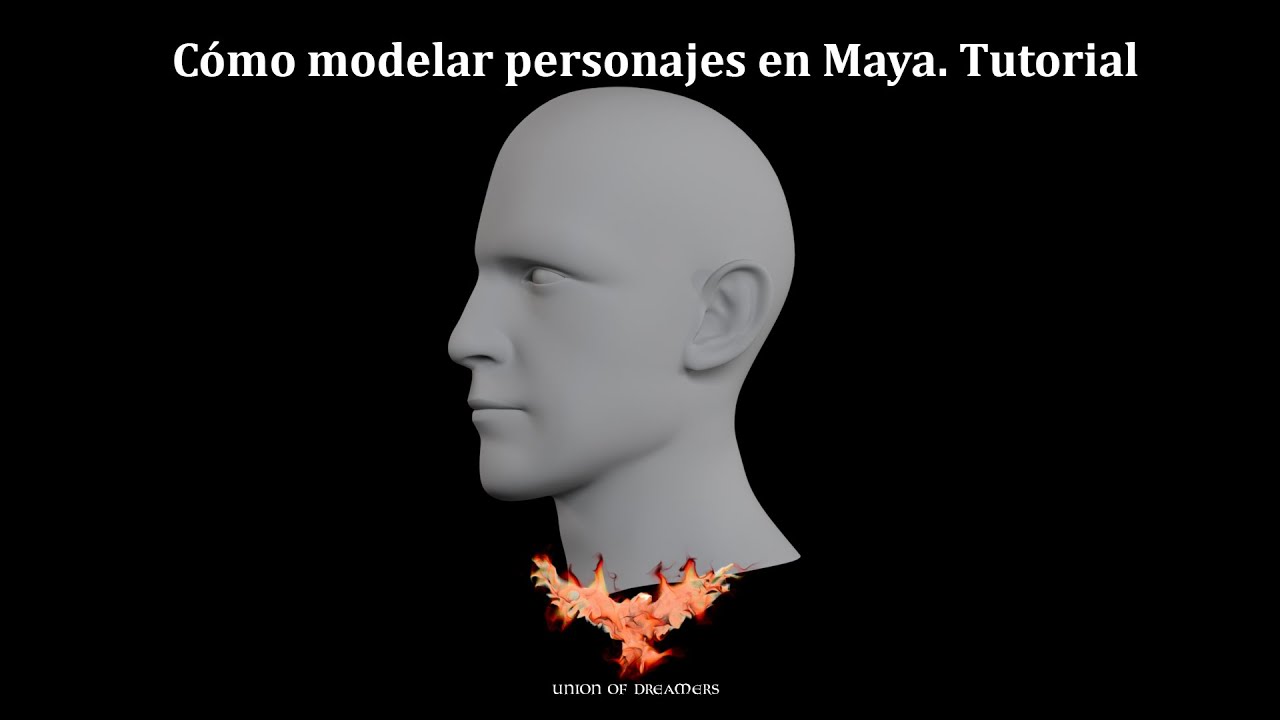 C&oacute;mo modelar personajes en Maya. Character modeling in Maya.