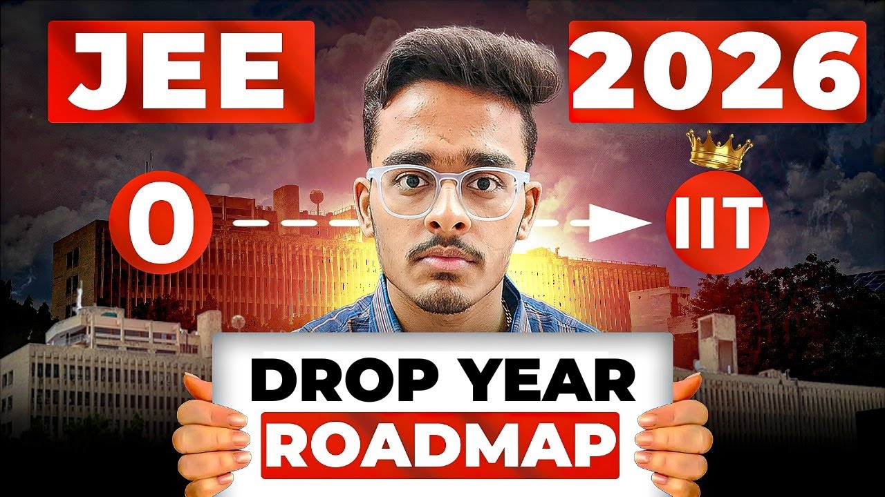 JEE 2026 Dropper Strategy🔥| Complete Roadmap for JEE 2026 Droppers