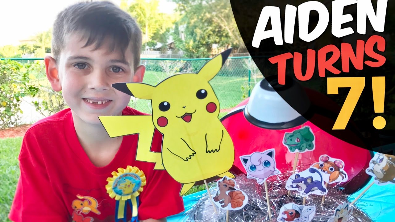 🎈POKÉMON GO BIRTHDAY PARTY | AIDEN TURNS 7!