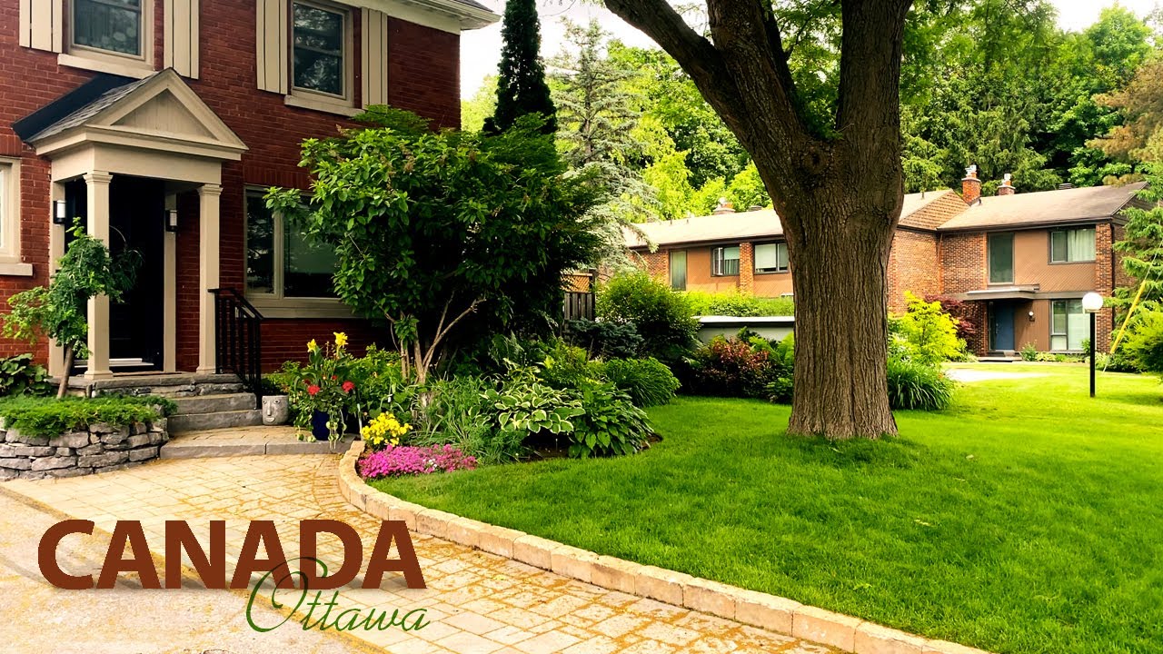 A sunny day stroll through the lovely neighbourhood of Hampton Park | June 2025, Canada | 4K