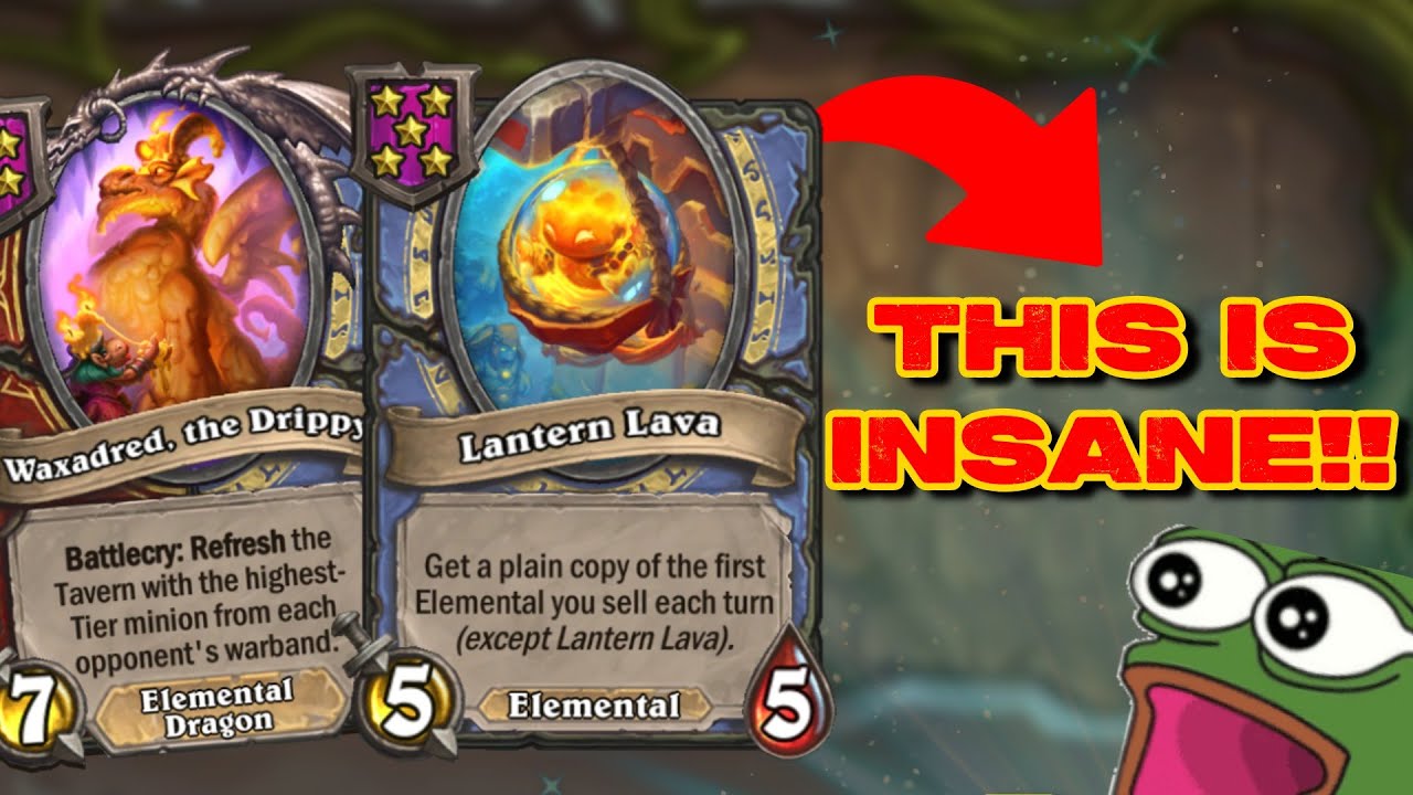 Infinite Lantern Lava with Tog's Buddy on turn 7! | Hearthstone Battlegrounds