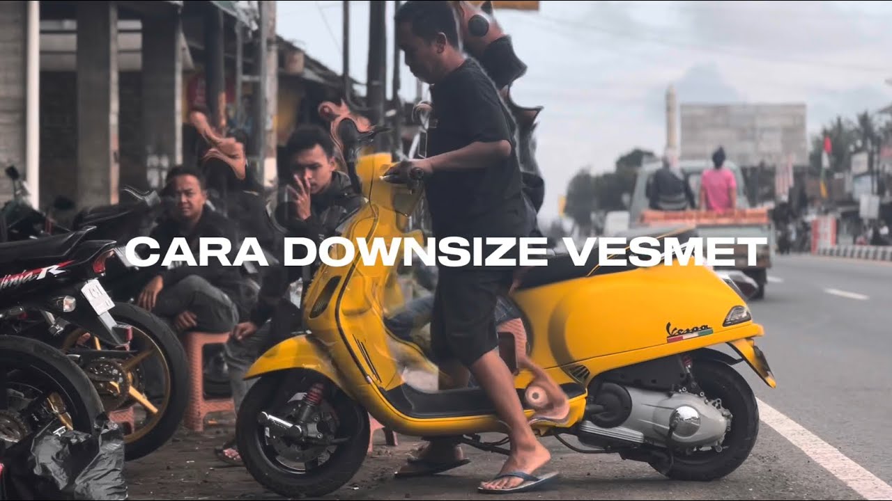 CARA DOWNSIZE VESPA MATIC BY YONZ