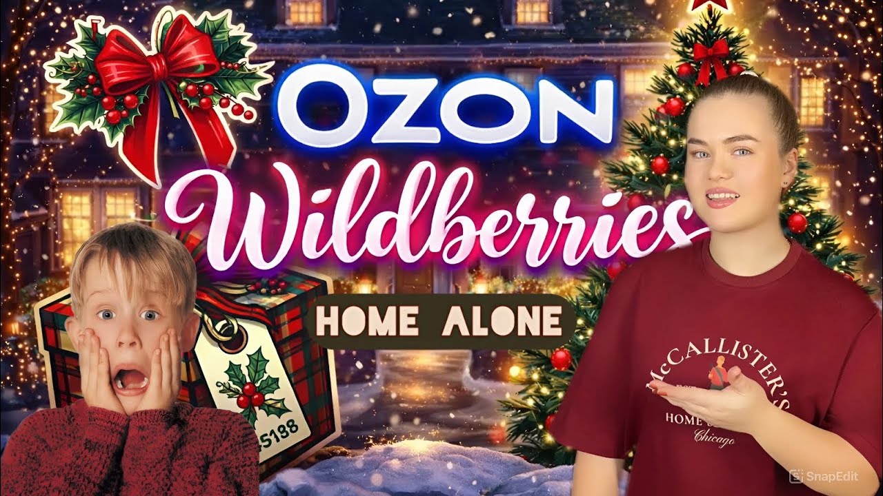 РАСПАКОВКА ТОВАРОВ ОДИН ДОМА с Ozon и Wildberries! Новогодний декор для дома, свечи и многое другое