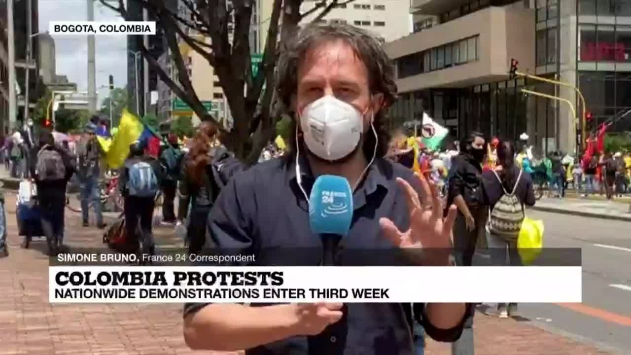Colombia: Nationwide demonstrations enter third week