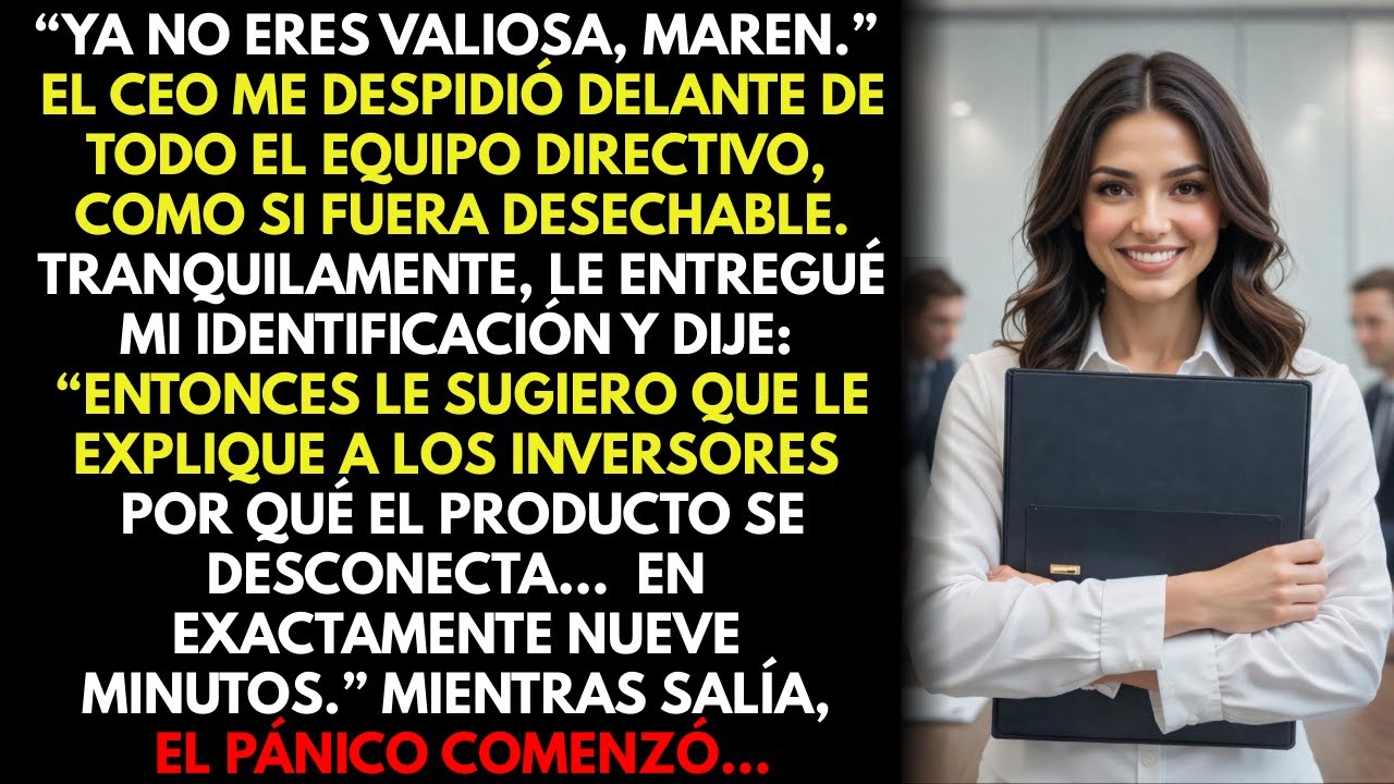 Me despidieron delante de todos… así que congelé su sistema y vi caer todo su imperio