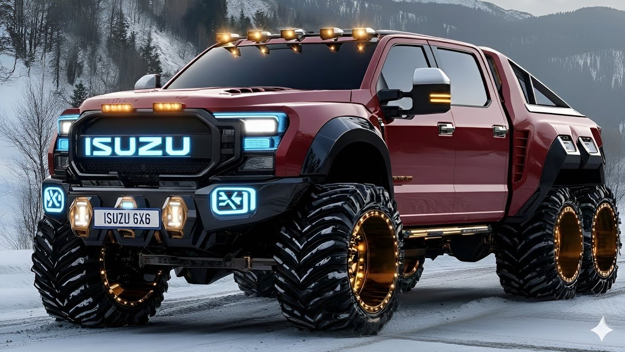Isuzu D-Max 6×6 2026 🔥 La Monster Pickup Definitiva que Redefine la Potencia y las Camionetas