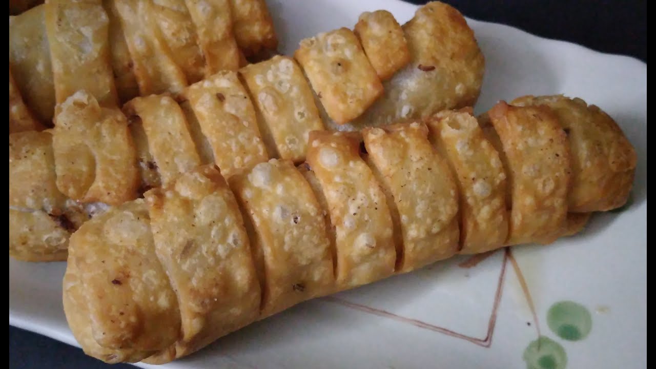 CRISPY SPICY YUMMY POTATO ROLLS