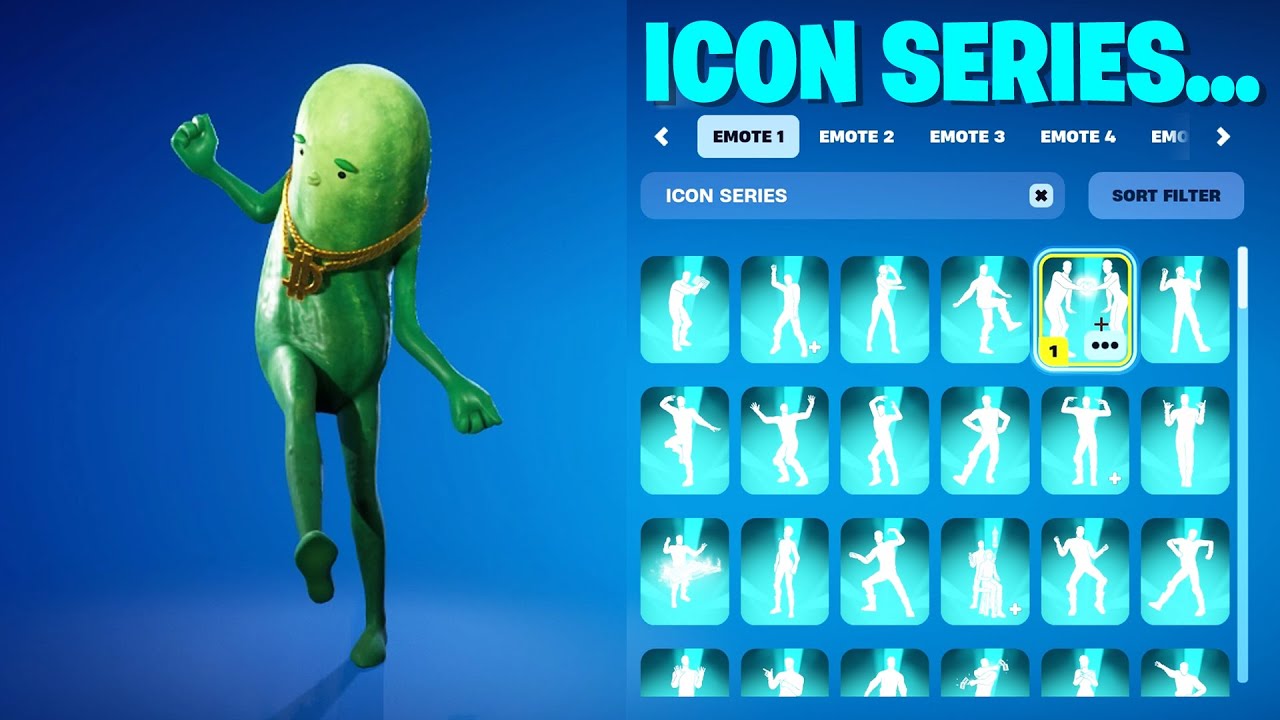 ALL FORTNITE ICON SERIES DANCES & EMOTES