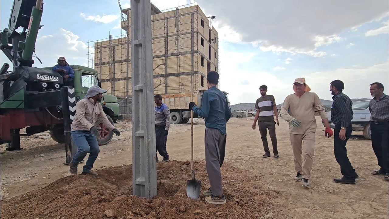Babak&rsquo;s Challenges Building a 5-Story Apartment 🏗️🏢 & Talking to a Construction Worker 👷&zwj;♂️💬
