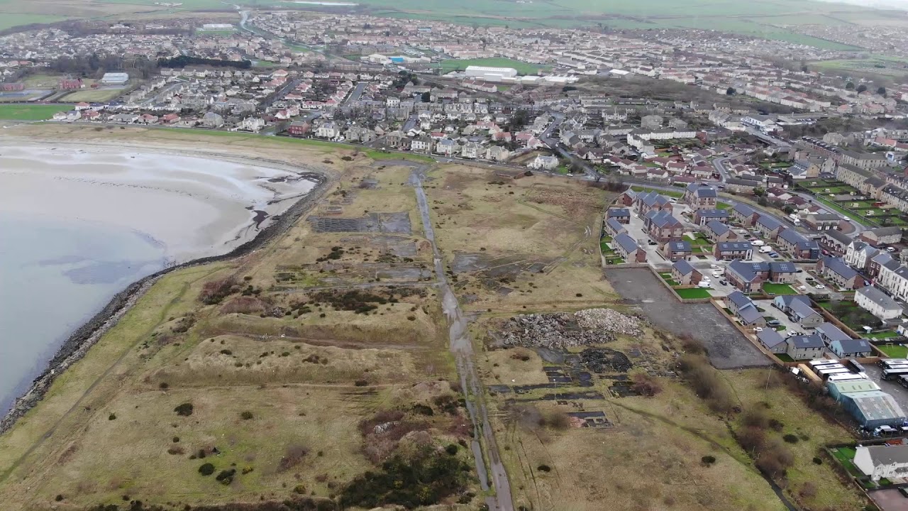 Ardrossan former Shell site drone flyover
