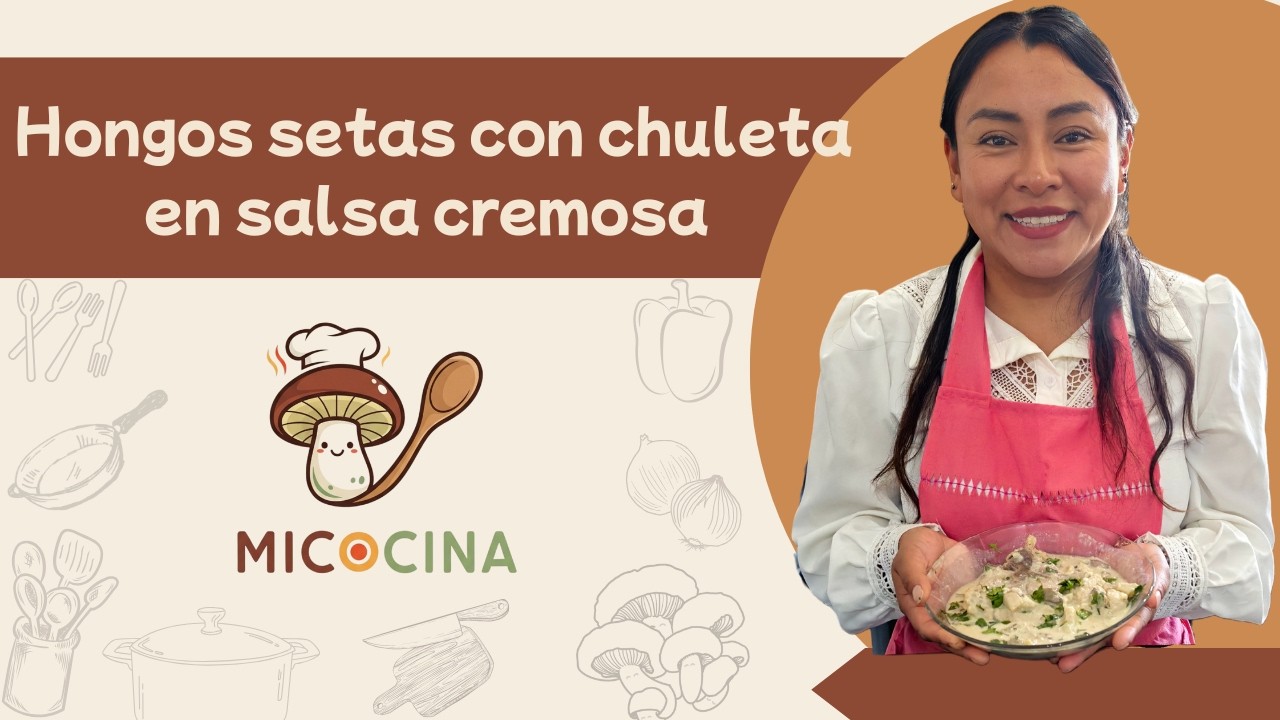 Chuletas con hongos en crema | Receta fácil y rendidora #micocina #receta #cocina