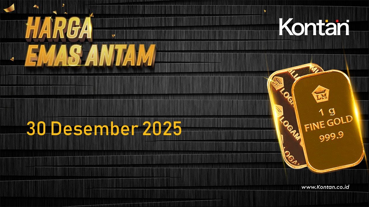 Harga Emas Antam Ambrol Dalam Hari Ini (30 Desember 2025)