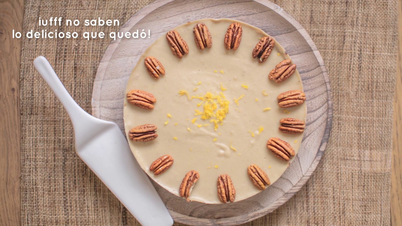 Pastel Crudivegano de Zanahoria