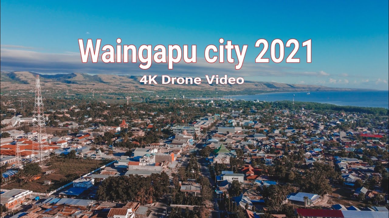 Kota Waingapu 2021 || kelihatan lebih padat dan sudah banyak Gedung tinggi