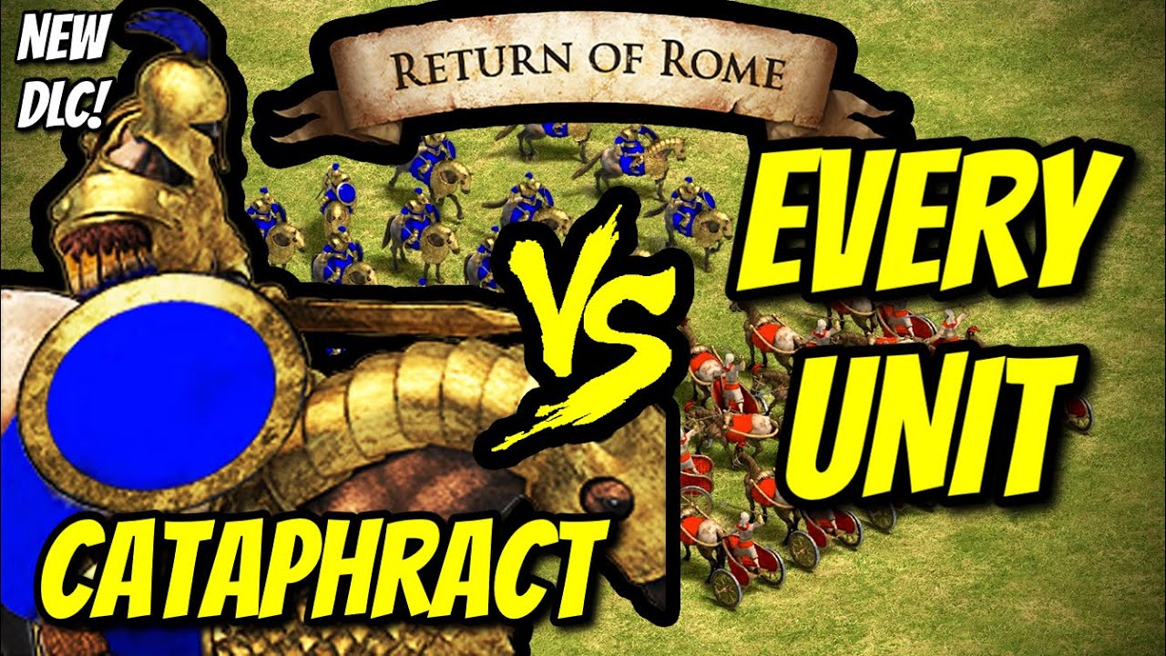 CATAPHRACT vs EVERY UNIT (Return of Rome) | AoE II: DE