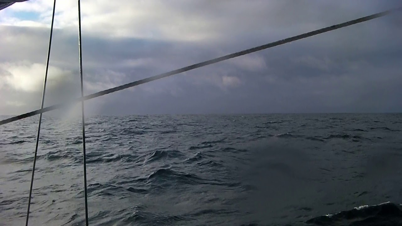 Andatura al traverso   Solent e una mano   25 nodi di vento