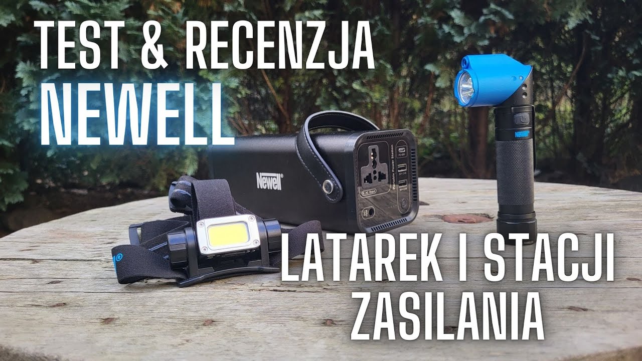 LATARKA TAKTYCZNA I LATARKA CZOŁOWA I STACJA ŁADOWANIA NEWELL