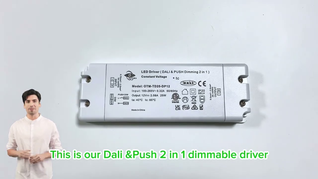 Dali and Push dimmable LED driver #leddriver #ledpowersupply #dimmable #ledlightstrip