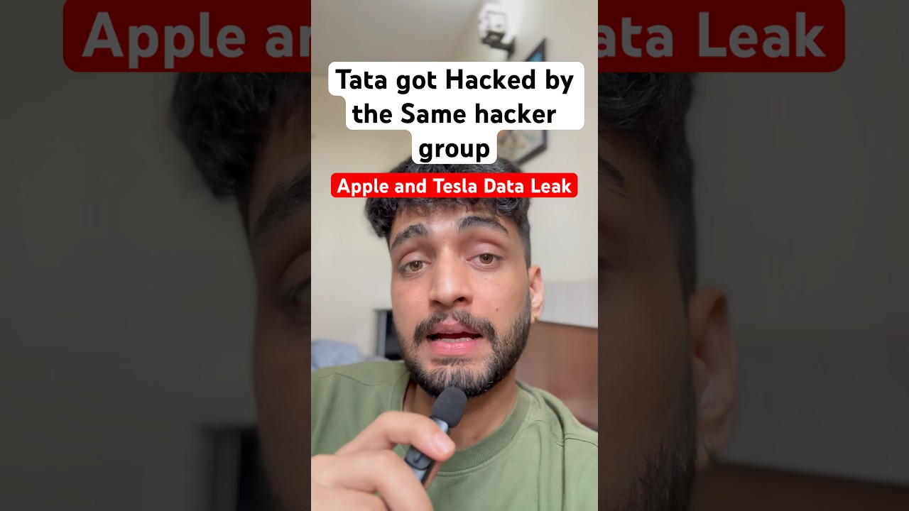 Tata Got hacked by the same hacker group. Apple and Tesla Data Leak #apple #tesla #cybersecurity