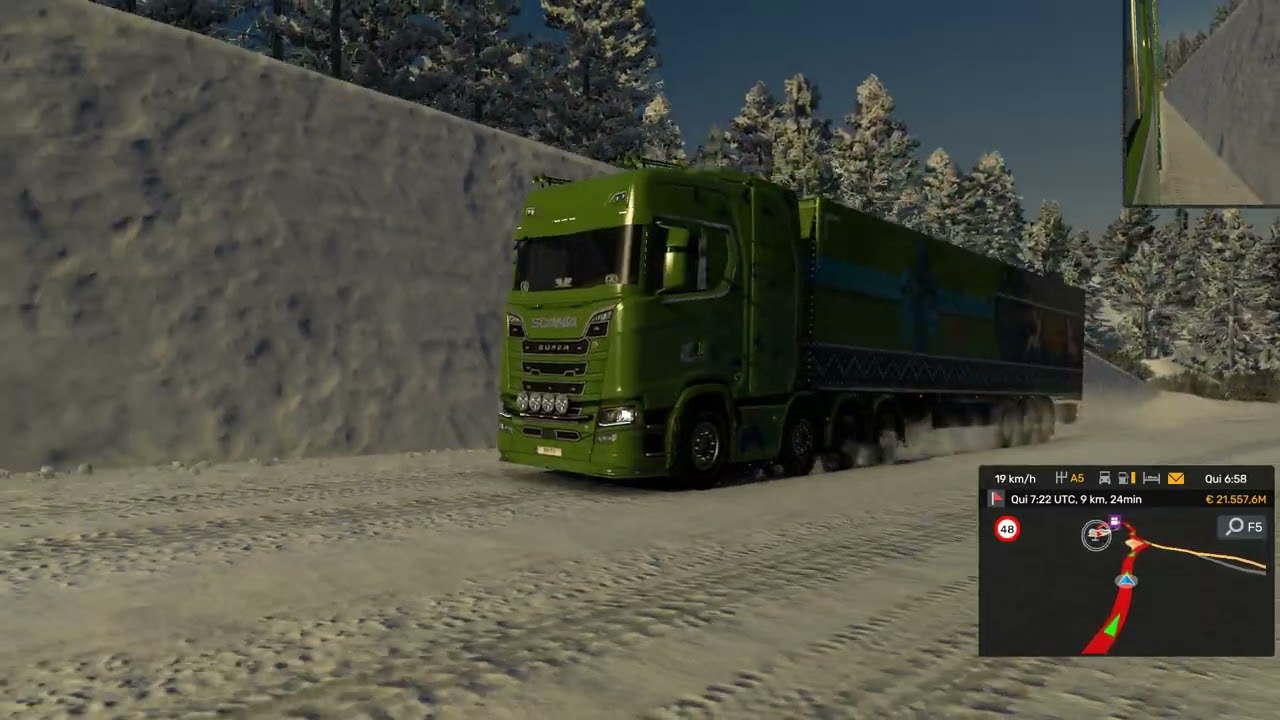 ets2 jogando evento de natal