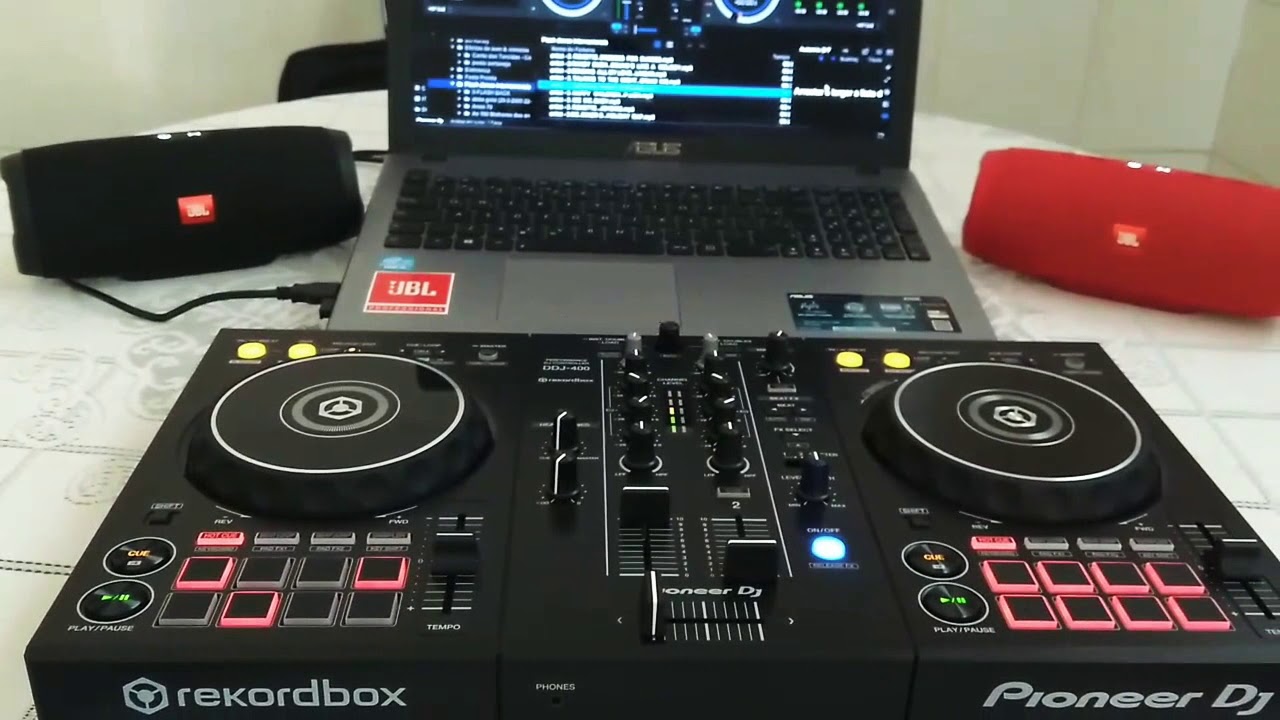 DDJ 400 Pioneer + JBL Charge 3 🔉🎶🎶