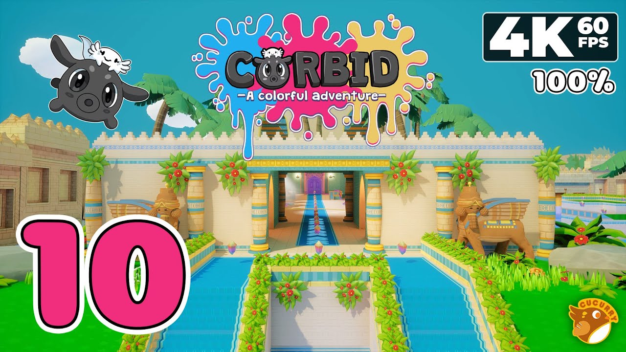 Corbid! A Colorful Adventure (PC) - 4K60 Walkthrough (100%) Part 10 - Level 2-4