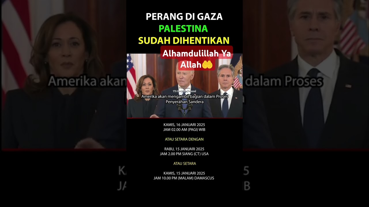Perang diGaza diberhentikan Alhamdulillah #shorts #viralvideo #freepalestine #gaza #gencatansenjata