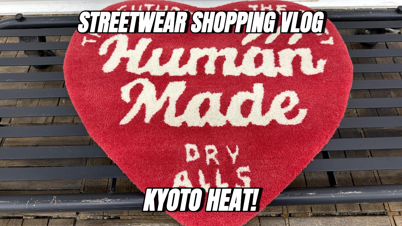 Japan Shopping Vlog: Kyoto Streetwear Finds 🇯🇵🔥 (Human Made, FR2, BAPE & More)