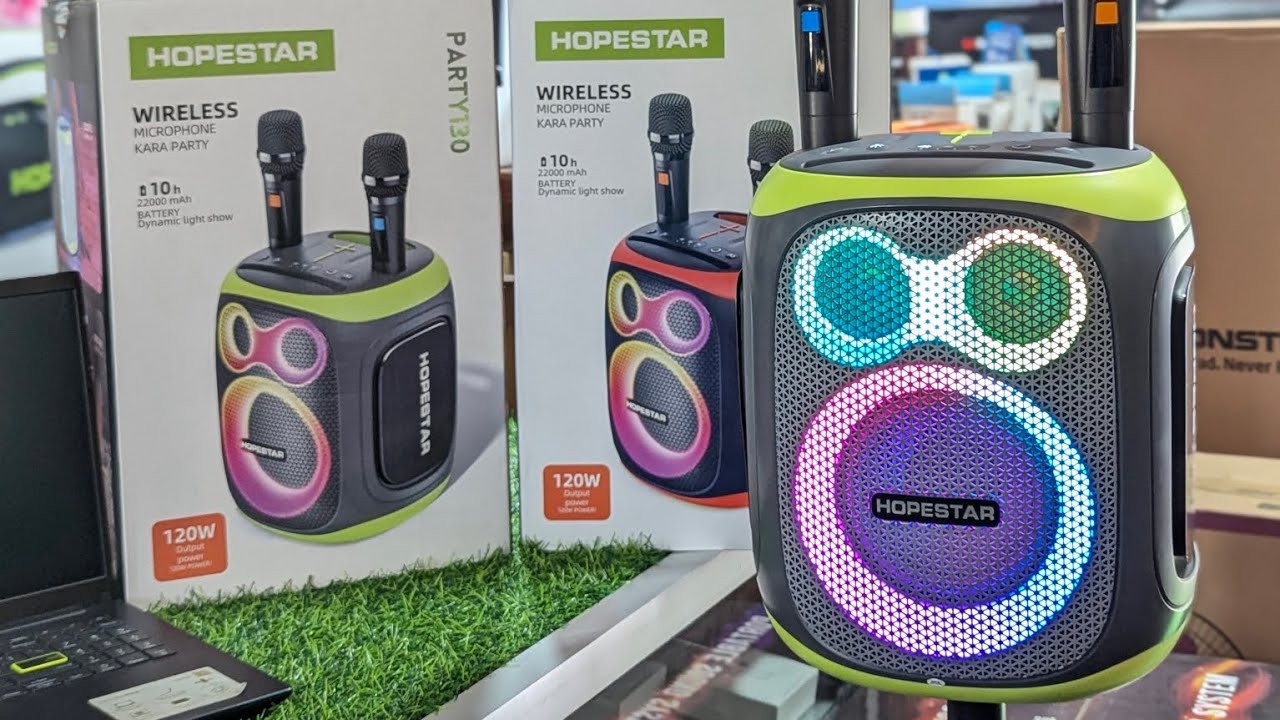 🔥Hopestar Party 130 High Power Outdoor Karaoke Speakers (120W) 🔥😍.