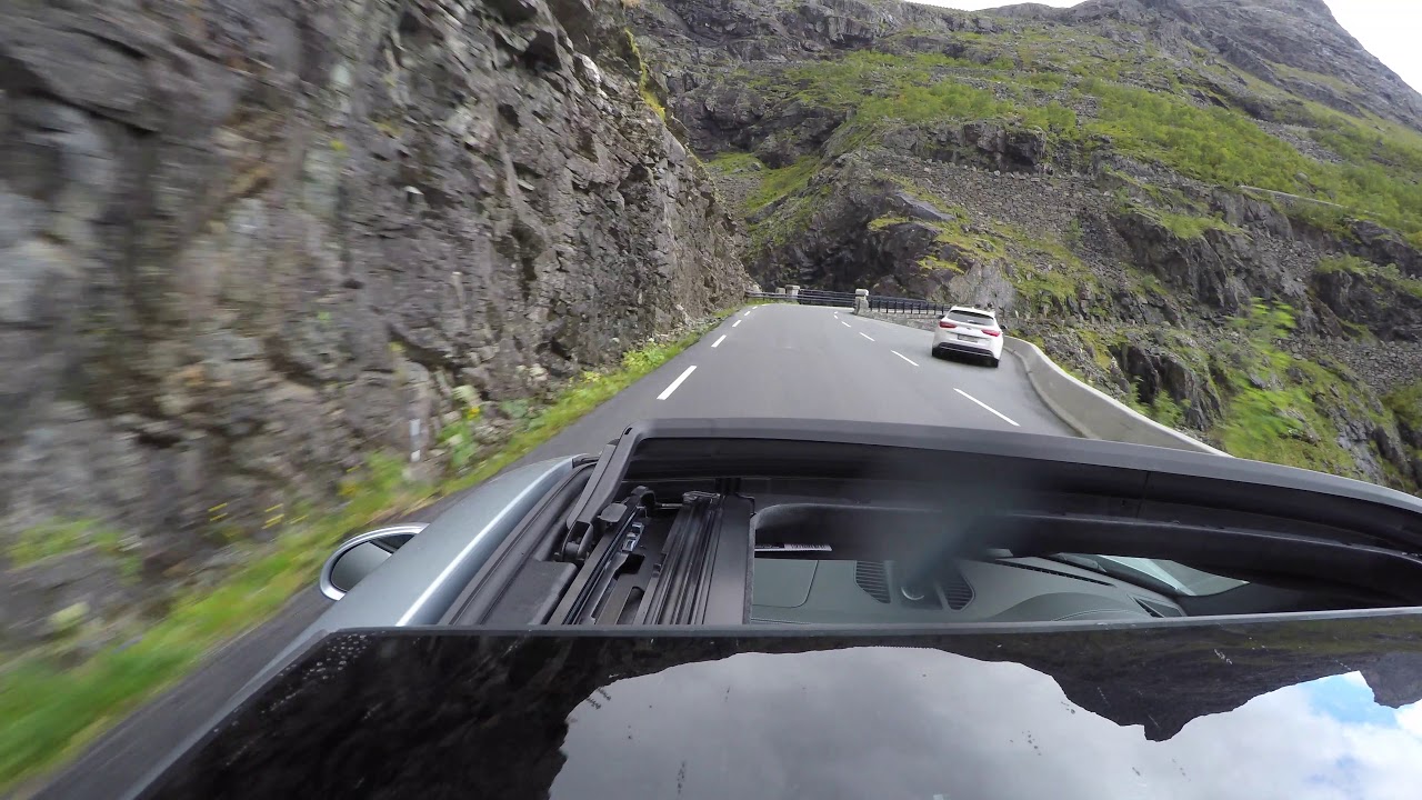 Porsche 911 Turbo S. Trollstigen, Norway 2017.