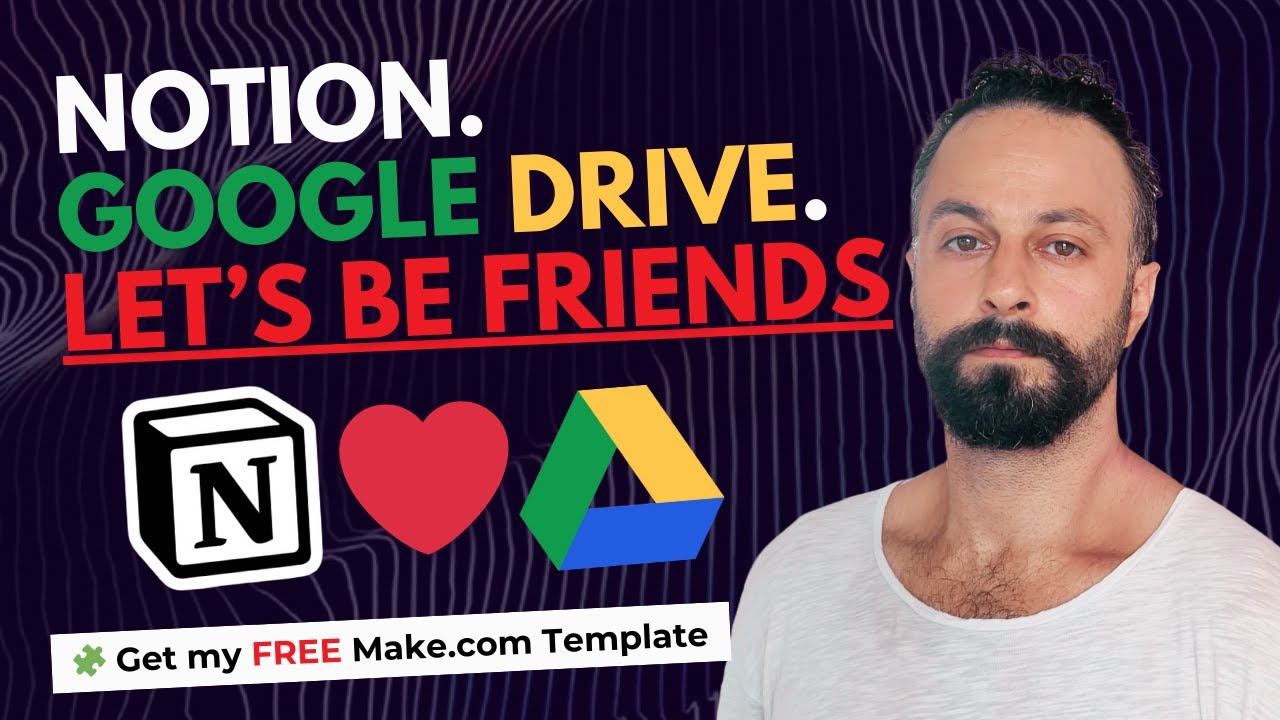 How to Sync Files from Notion to Google Drive with Make.com 🧩 FREE TEMPLATE 🧩