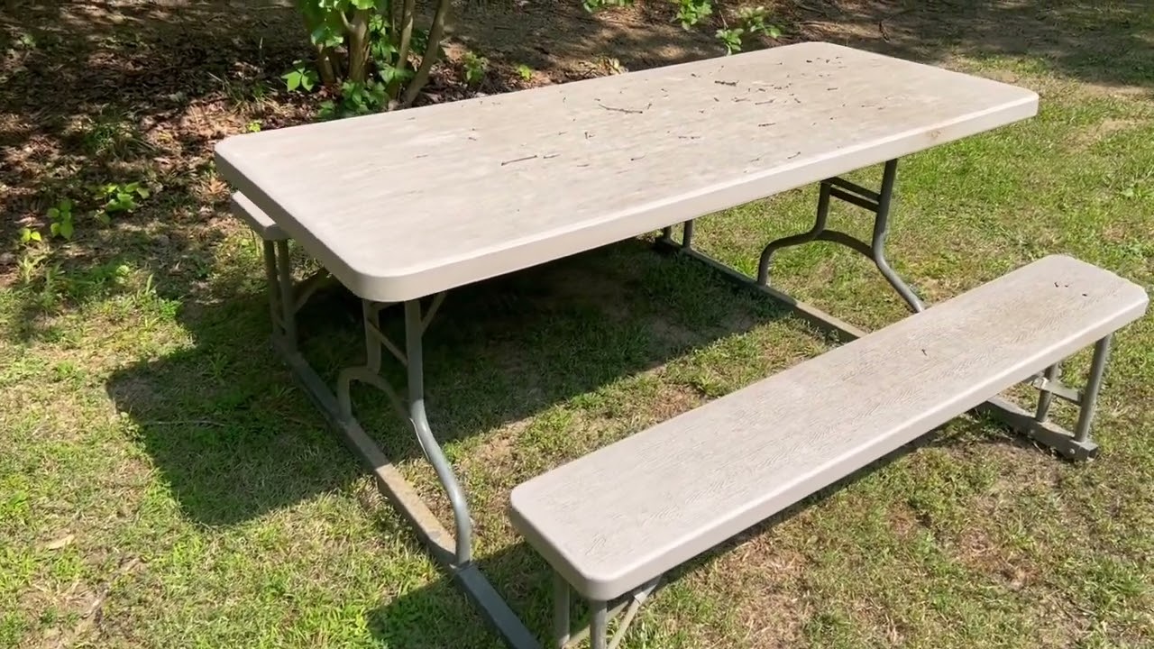 A Look at the Outdoor YITAHOME Heavy Duty Picnic Table #picnictable #amazonfinds #amazonmusthaves