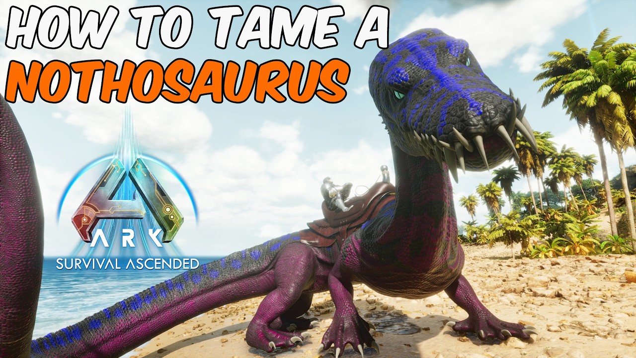 Как приручить нотозавра из мода Moros Nothosaurus в ARK Survival Ascended