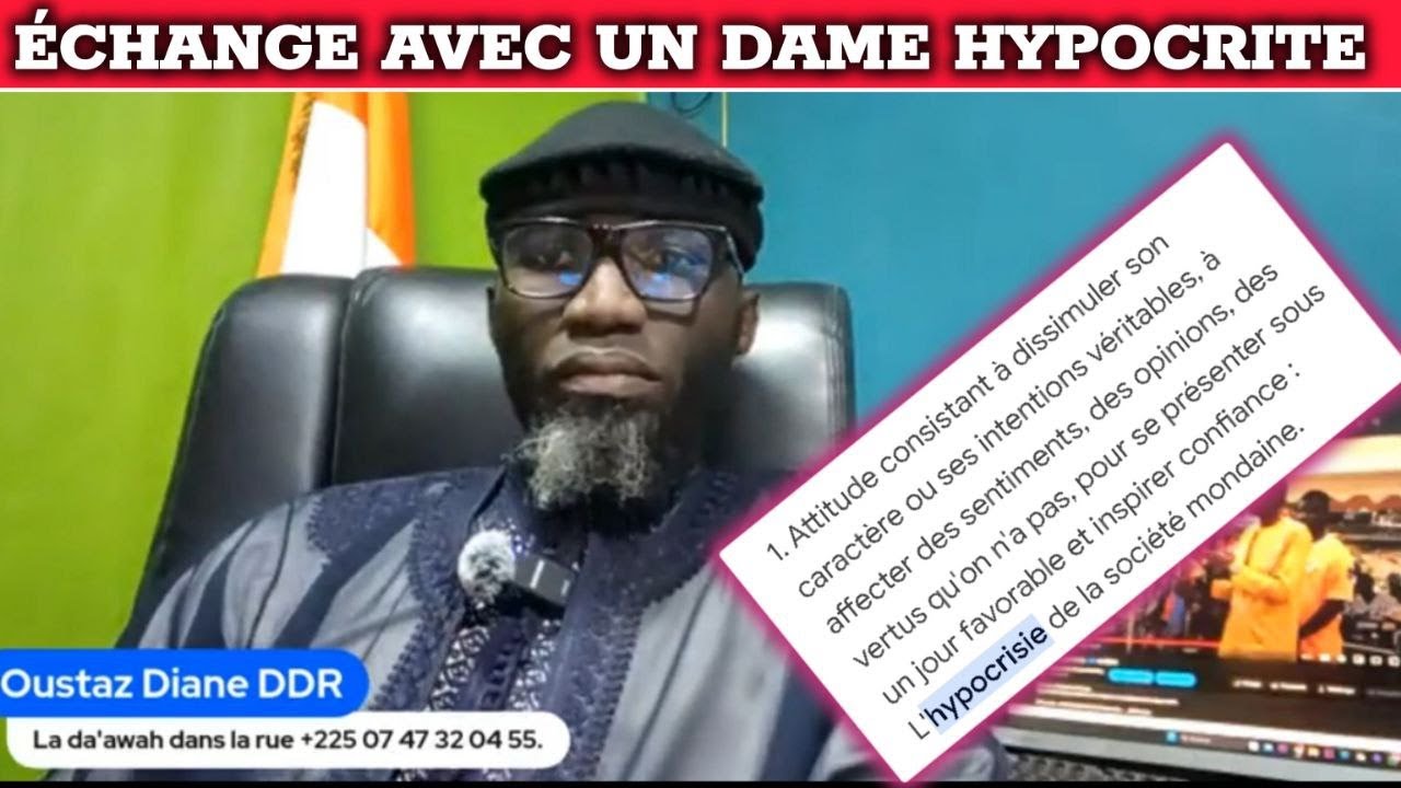 Le petit poteau de Oustaz Diané ddr avec une Dame qui as des intentions cachés !